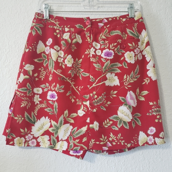 EP Pro Red Floral Golf Skort size 6 Chinoiserie - Picture 3 of 14